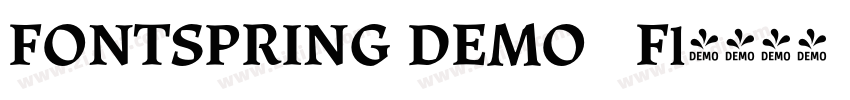 FONTSPRING DEMO   Fl字体转换
